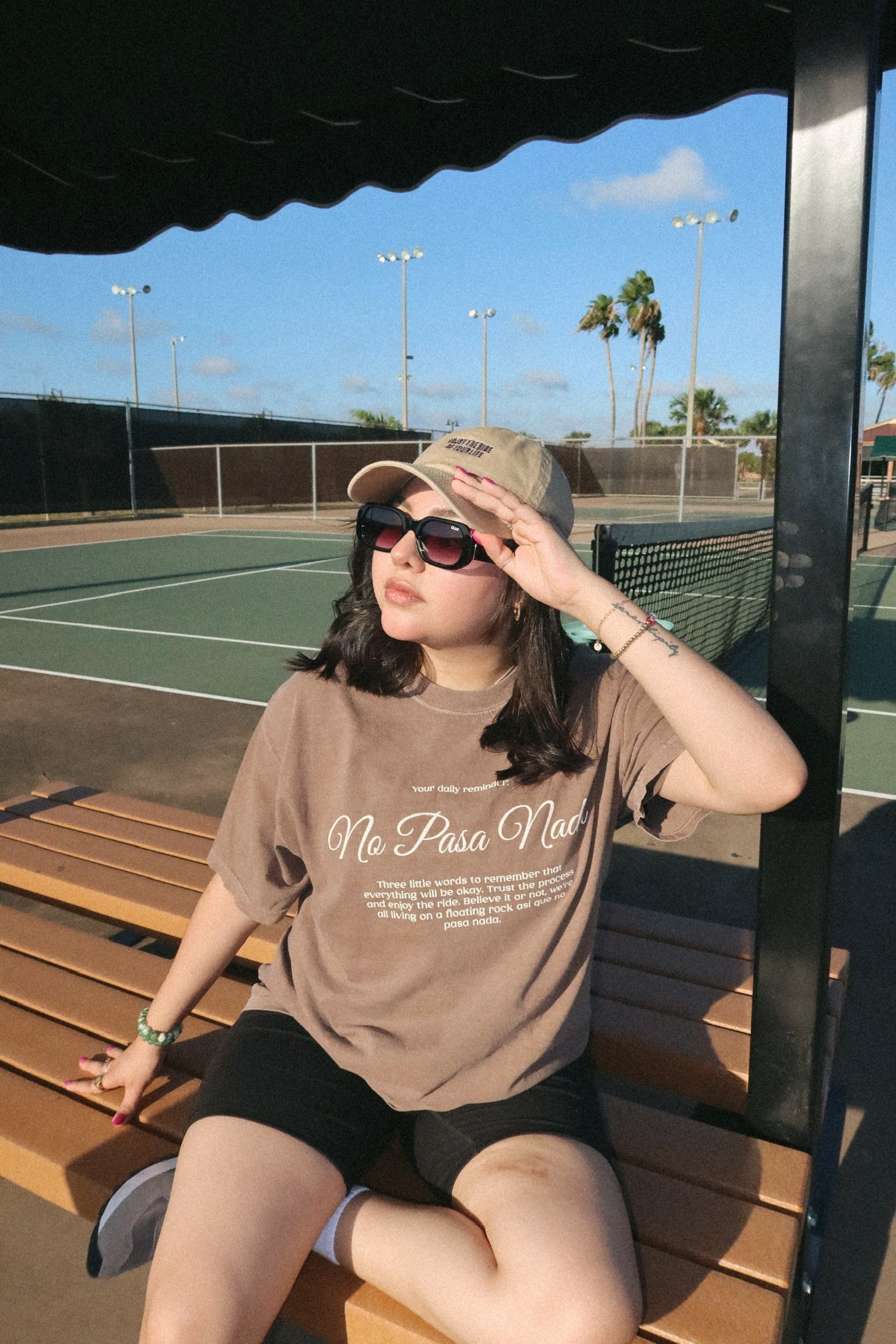No Pasa Nada Tee (Brown) - Latina Tee - Gifts for Her - Chingona - Latina Owned Brand