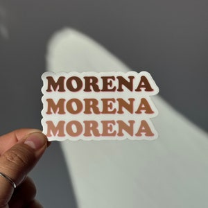 Morena Sticker - Latina Sticker - Latina - Latina Pride - Laptop Stickers - Car Stickers - Car Stickers for Girls - iPhone Sticker