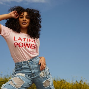 Original Latina Power Shirt Latina Shirt Girl Power Shirt Feminist T-shirt Women Empowerment Feminist Shirt Feminism Latina image 3