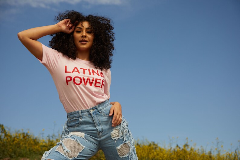 Original Latina Power Shirt Latina Shirt Girl Power Shirt Feminist T-shirt Women Empowerment Feminist Shirt Feminism Latina image 3