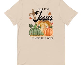 Enamórate de Jesús - Él nunca te abandona - Camiseta unisex