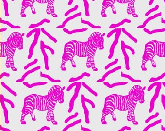 Hot Pink Zebra Print Instant Download Gift Wrap Scrapbook Stationary Journal