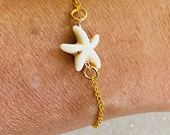 Hawaii Starfish Chain Bracelet