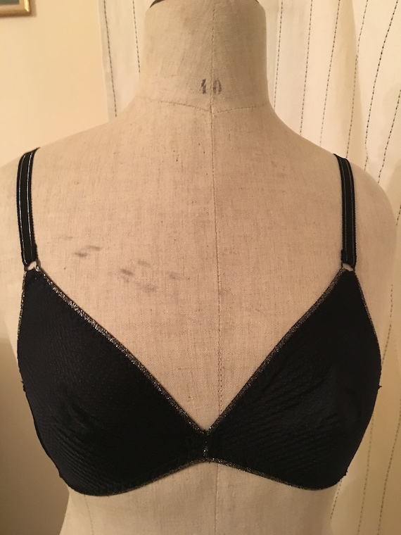 Vintage 1970s 1980s Christian Dior black triangle… - image 2