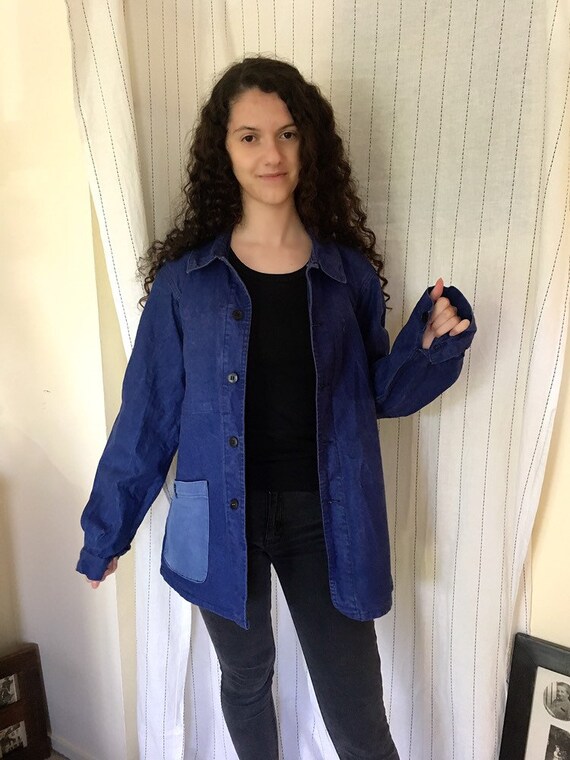 Vintage French Workwear jacket / chore jacket - image 2