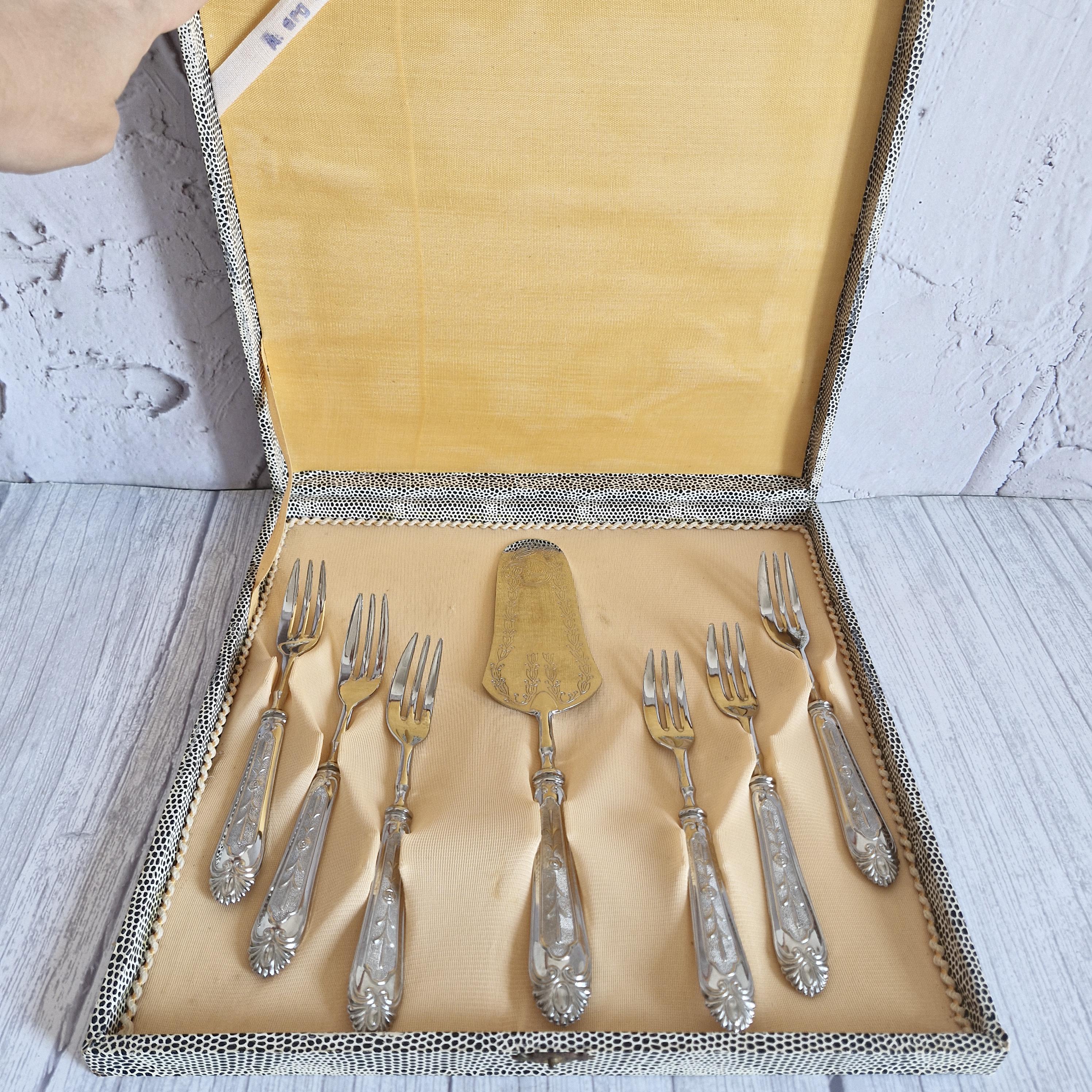 Ensemble De Couverts à Salade Vintage - Bois Et Plastique Multicolore