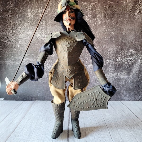 Knight Puppet Etsy