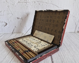 Goki Mikado Géant 28 Cm – Jeu D’adresse En Bois, 2 à 6 Joueurs, Dès 5 Ans – Boîte Coulissante