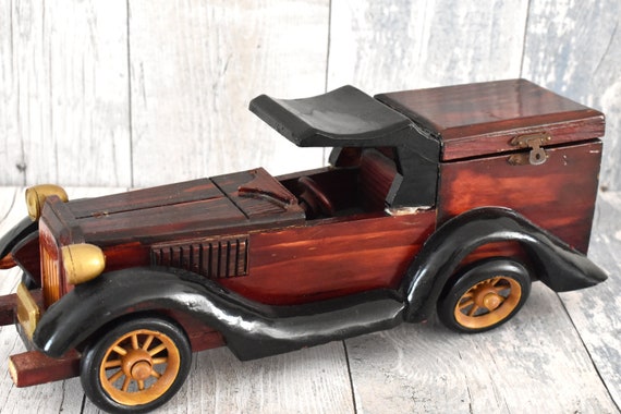 antique wooden car