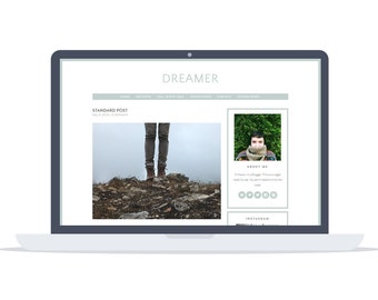 Dreamer - Wordpress Theme - Google Fonts - Self Hosted - Wordpress Blog Theme - Responsive