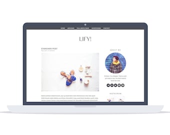 Lify - Tema Wordpress - Preconfezionato - Self Hosted - Tema Wordpress Lifystyle e Fashion - Responsive
