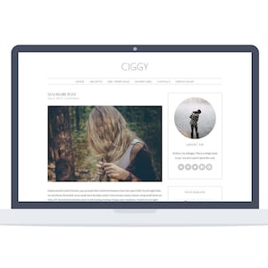 Ciggy - Wordpress Theme - Premade - Self Hosted - Wordpress Blog Theme - Responsive