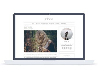 Ciggy - Tema Wordpress - Preconfezionato - Self Hosted - Tema blog Wordpress - Responsive