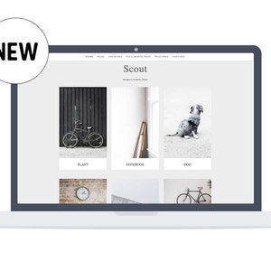 Scout - Portfolio WordPress Theme - Portfolio Template - Minimal Theme - Website Template - Self Hosted - Instant Download