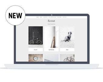 Scout - Portfolio WordPress Theme - Portfolio Template - Minimal Theme - Website Template - Self Hosted - Instant Download