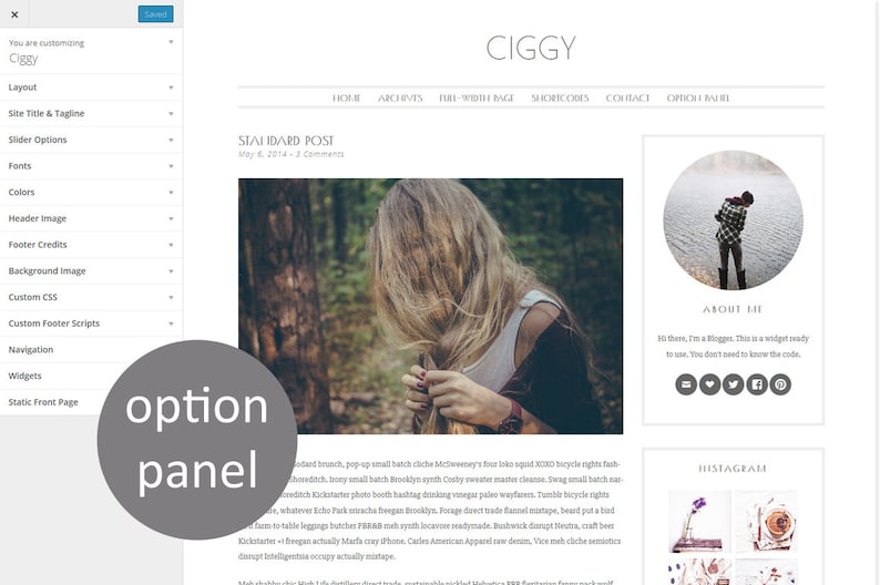 May include: A woman with long blonde hair is standing in a forest. She is wearing a white tank top and a black jacket. The text "Standard Post" is above the image. The text "May 6, 2014 - 3 Comments" is below the image.