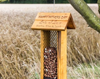 Personalised Hanging Peanut Bird Feeder