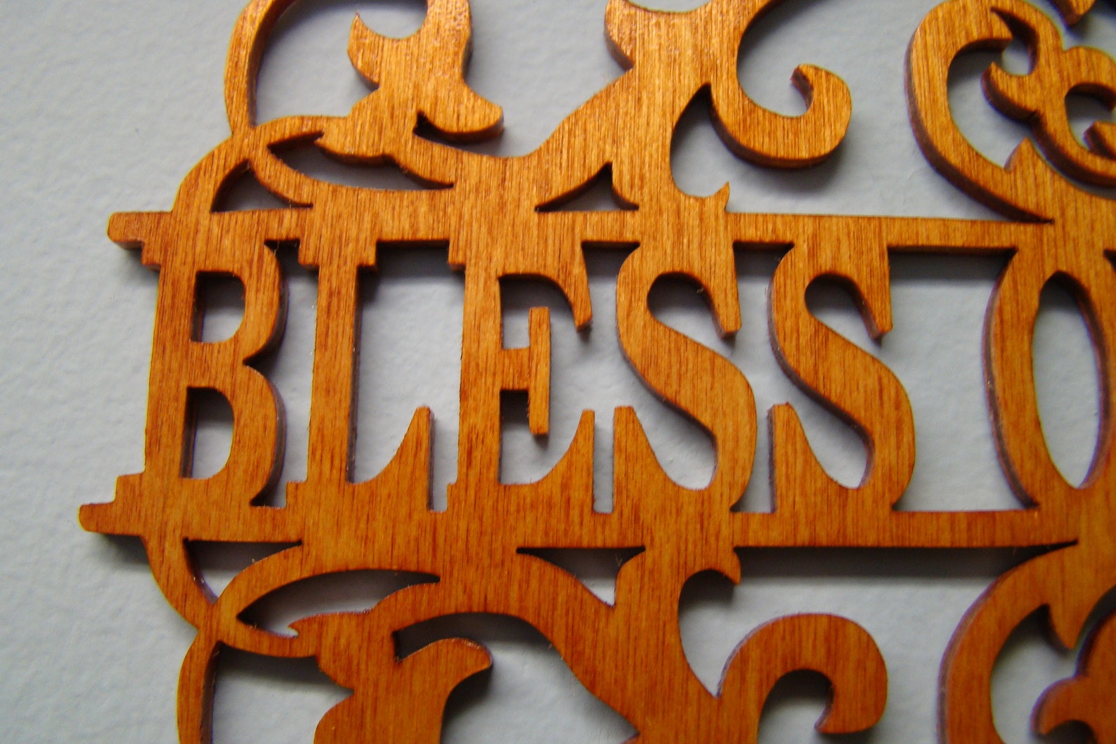 Scroll Saw Wall Art bless Our Home Easter Etsy