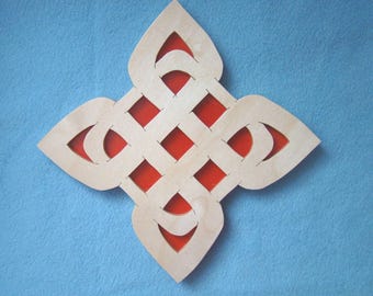 Celtic Knot Design Scroll Saw Art Wall Plaque