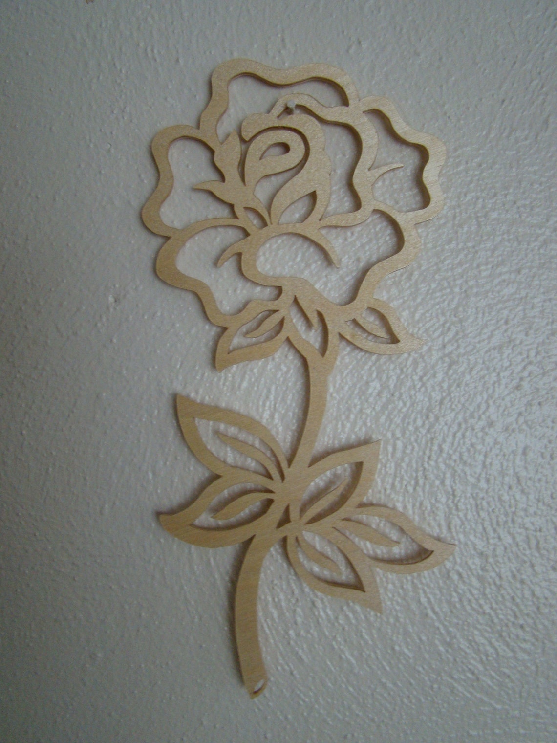 Rose Scroll Saw Wall Art Original Design Mother's Day Easter