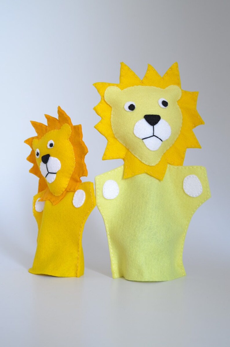 Mother lion puppet puppet for adults hand puppets lioness | Etsy