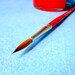 Watercolour Brush,Vintage Paint Brush,Red,Fine Art,Back to School,Graduation Gift,Kolinsky Sable,Masters Degree,MFA,Artist,Painter,EPSTEAM