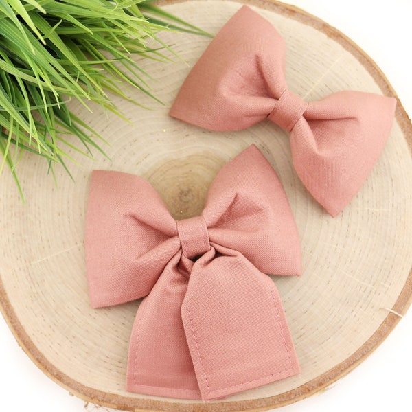 Mauve Hundehalsband Schleife ~ Stoff fliege ~ Mädchenhalsband Schleife ~ Schiebeschleife für Hundehalsband ~ Sand pfotenhalsband Co®