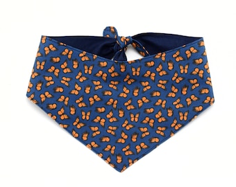 Butterfly Tie-On Dog Bandana - Monarch ~ Omkeerbare Butterfly Dog Bandana ~ Spring Dog Bandana ~ Custom Dog Bandana ~ Sandy Paws Collar Co®