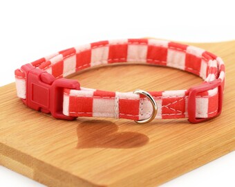 Collar de liberación rápida para gatos Skater Boy Valentine's ~ Collar de verano para gatos ~ Collar de plástico de liberación rápida ~ Collar de liberación rápida ~ Sandy Paws Collar Co®