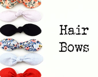 Knot Hair Bows ~ Sold Individually ~ Dog Hair Bows ~ Dog Hair Accessories ~ Dog Hair Clip ~ Baby Hair Accessories ~ Sandy Paws Collar Co®