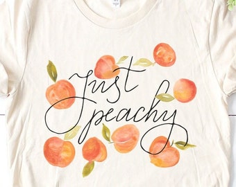 Just Peachy Graphic Tee - Cream