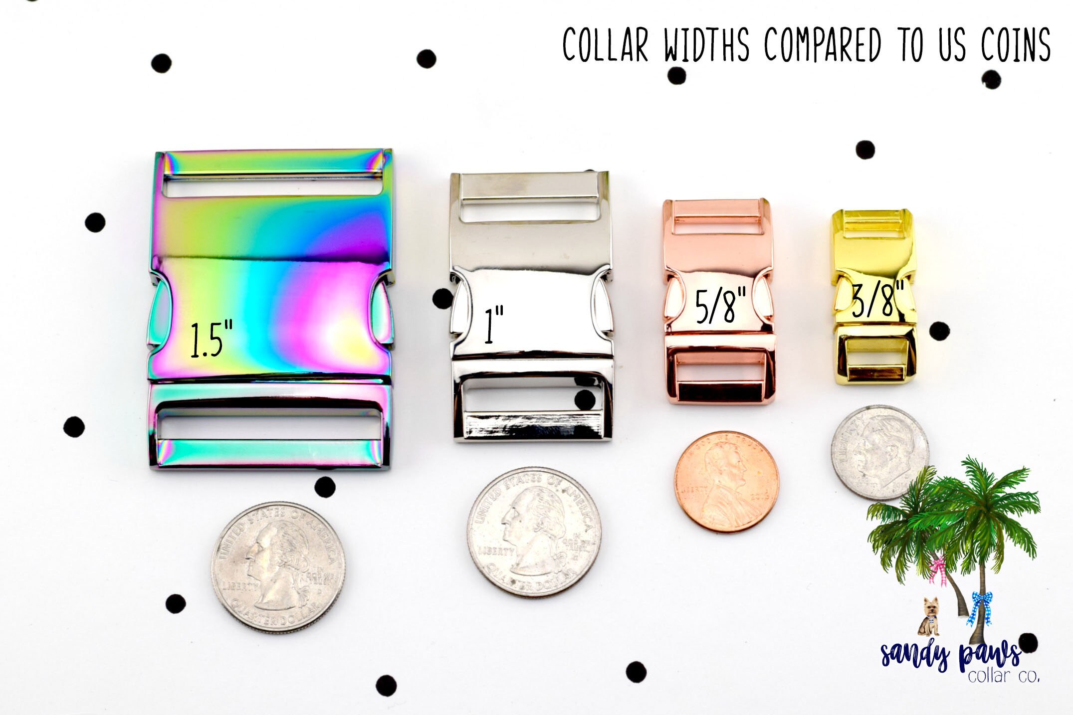 Gunmetal Kisses Dog Collar Metallic Gunmetal Print on White Etsy