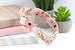 Watercolor Floral Dog Collar ~ Blush Floral Fabric Dog Collar ~ Girl Dog Collar ~ Custom Dog Collar ~ Rose Gold Hardware ~ Sandy Paws Collar