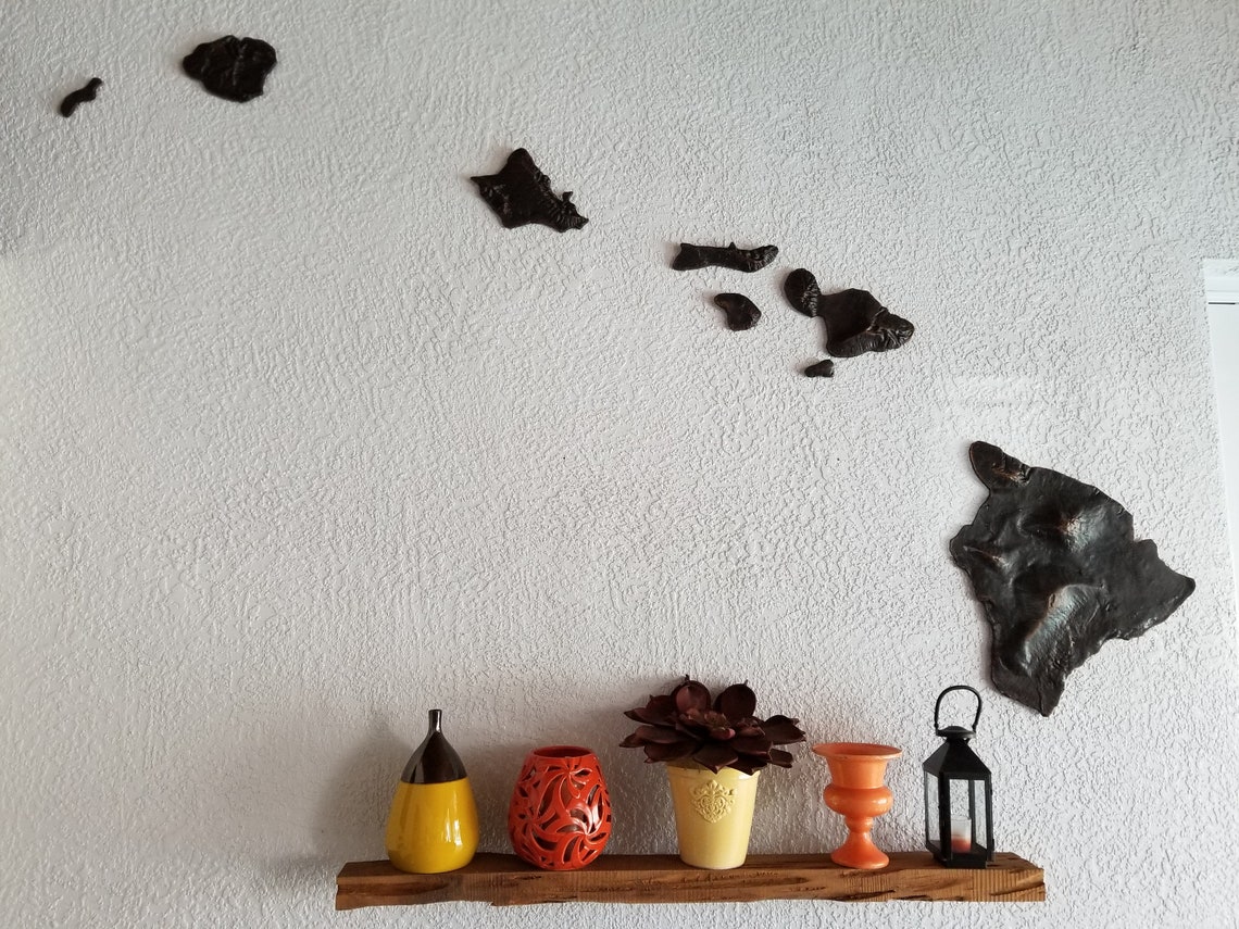 Wall Art of Hawaiian Islands Hawaiian Island Wall Art the Hawaiian