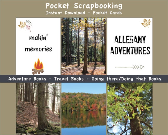 Allegany State Park Pocket Cards Project Life Travel Cards Etsy