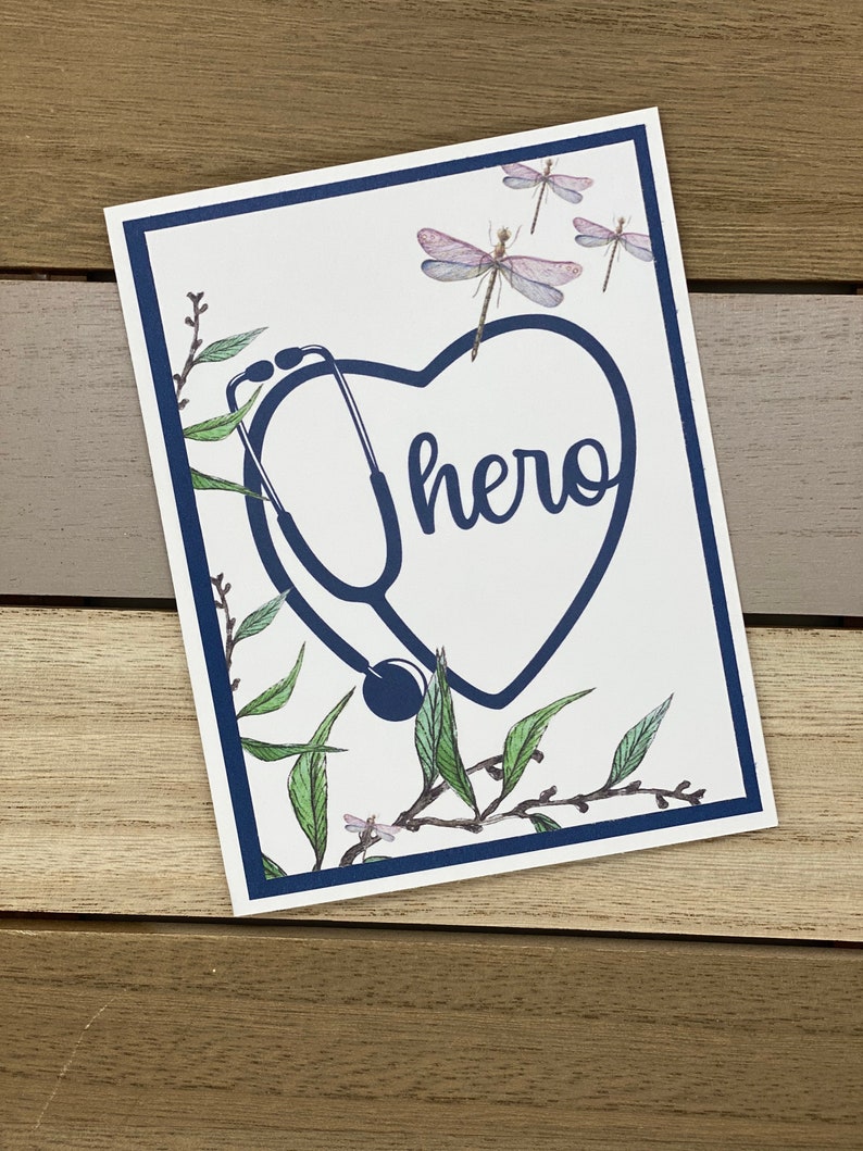 Health Care Worker Appreciation Greeting Card Doctor Card Etsy