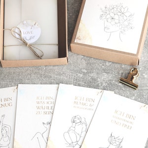 Affirmation Cards | Women Empowerment Cards | Mindfulness Cards • German Version