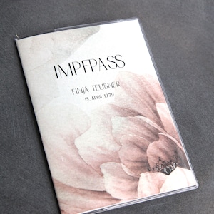 Impfausweis Hülle • Flower • personalisiert
