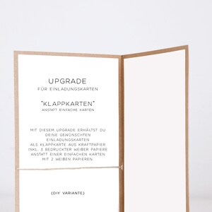 Actualización: Tarjeta de invitación como tarjeta plegable