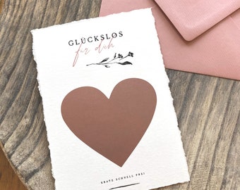 Glückslos Roségold, Rubbellos, Geschenkkarte