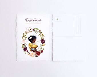 Carte postale • Les meilleurs amis restent ensemble