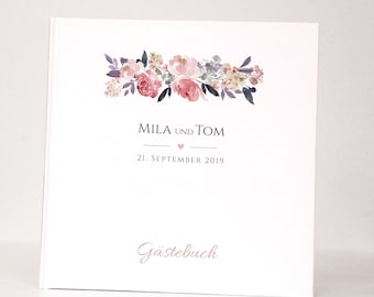 Individuelles Gästebuch zur Hochzeit • Serie Mila & Tom