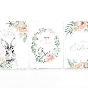 Set di cartoline di Pasqua da 3 • Cartoline speciali per Pasqua • Albicocca