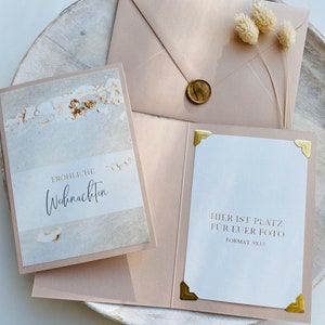 Set di 5 cartoline di Natale fai da fare