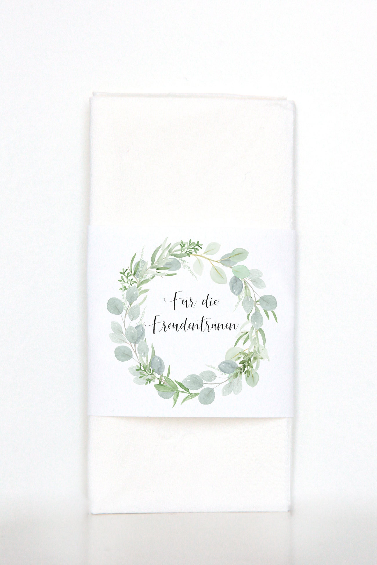 Bandes pour mouchoirs, larmes de joie tissu bandes • eucalyptus