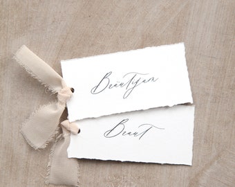 Name cards, place cards wedding