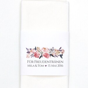 Banderolen for handkerchiefs, tears of joy Banderolen • Mila & Tom