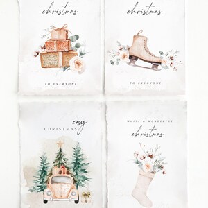 Speciali cartoline di Natale dal look fatto a mano