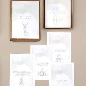 Cartoline Self Care, Calendario dell'Avvento Self Care, Rituale Self Care, Confezione regalo Donne, Me Time, Rituale Rauhnächte, Gioco di carte, Set di carte