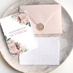 Karten Set Muttertag | Pastelfarben